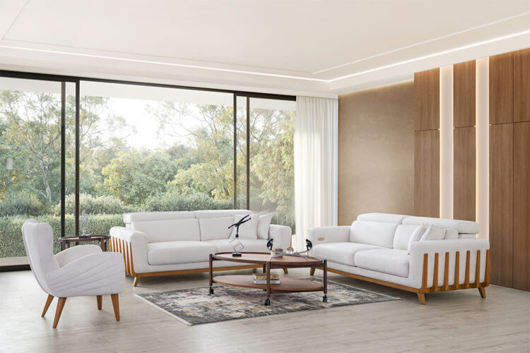 Wood-Έπιπλα Lazy Sofa