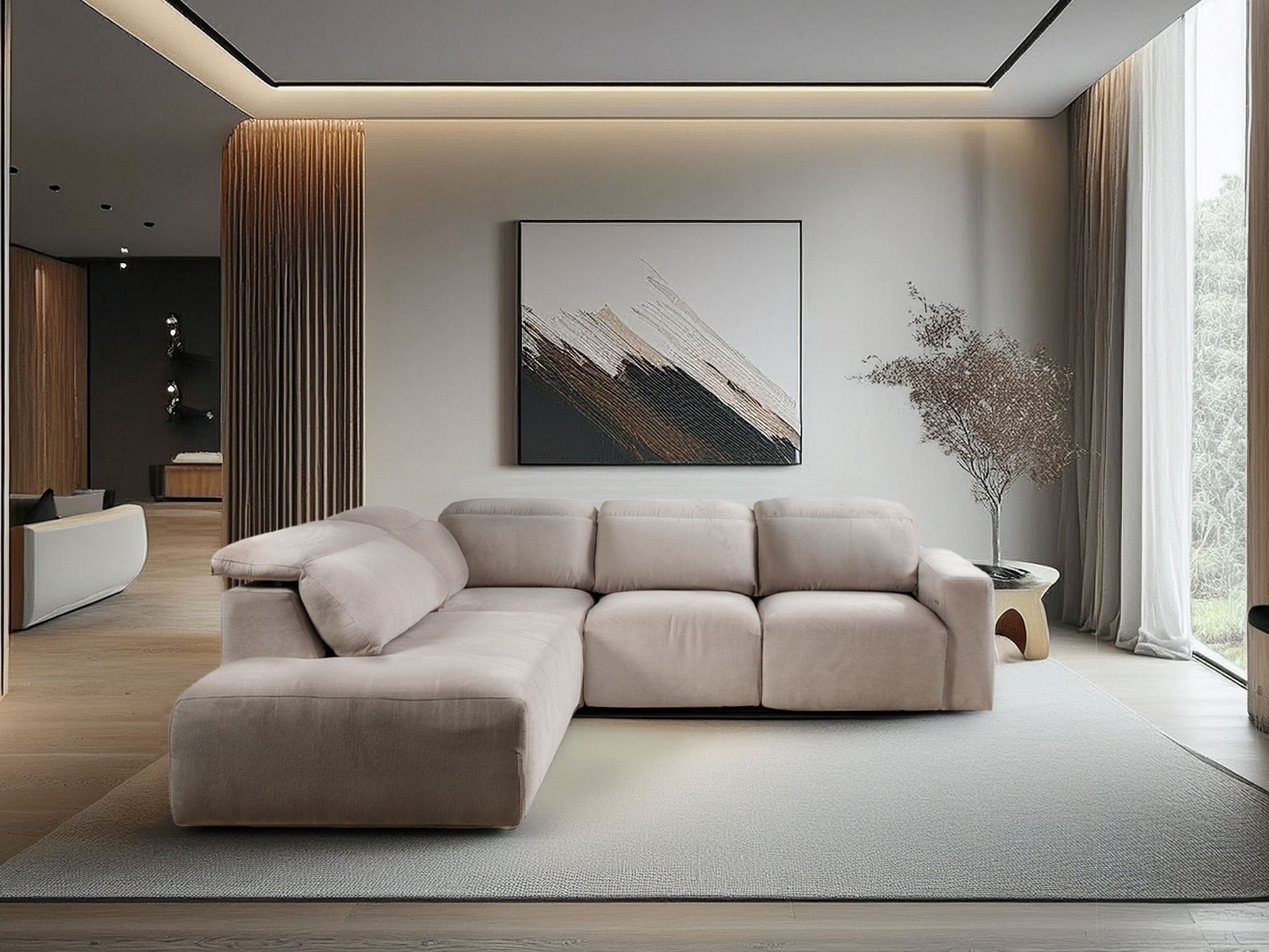 Melani Corner-Έ&pi;&iota;&pi;&lambda;&alpha; Lazy Sofa