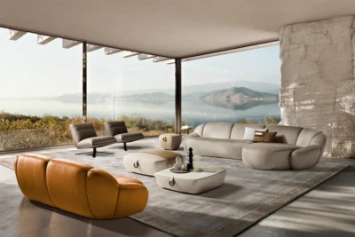 Panuma Brown-Έπιπλα Lazy Sofa